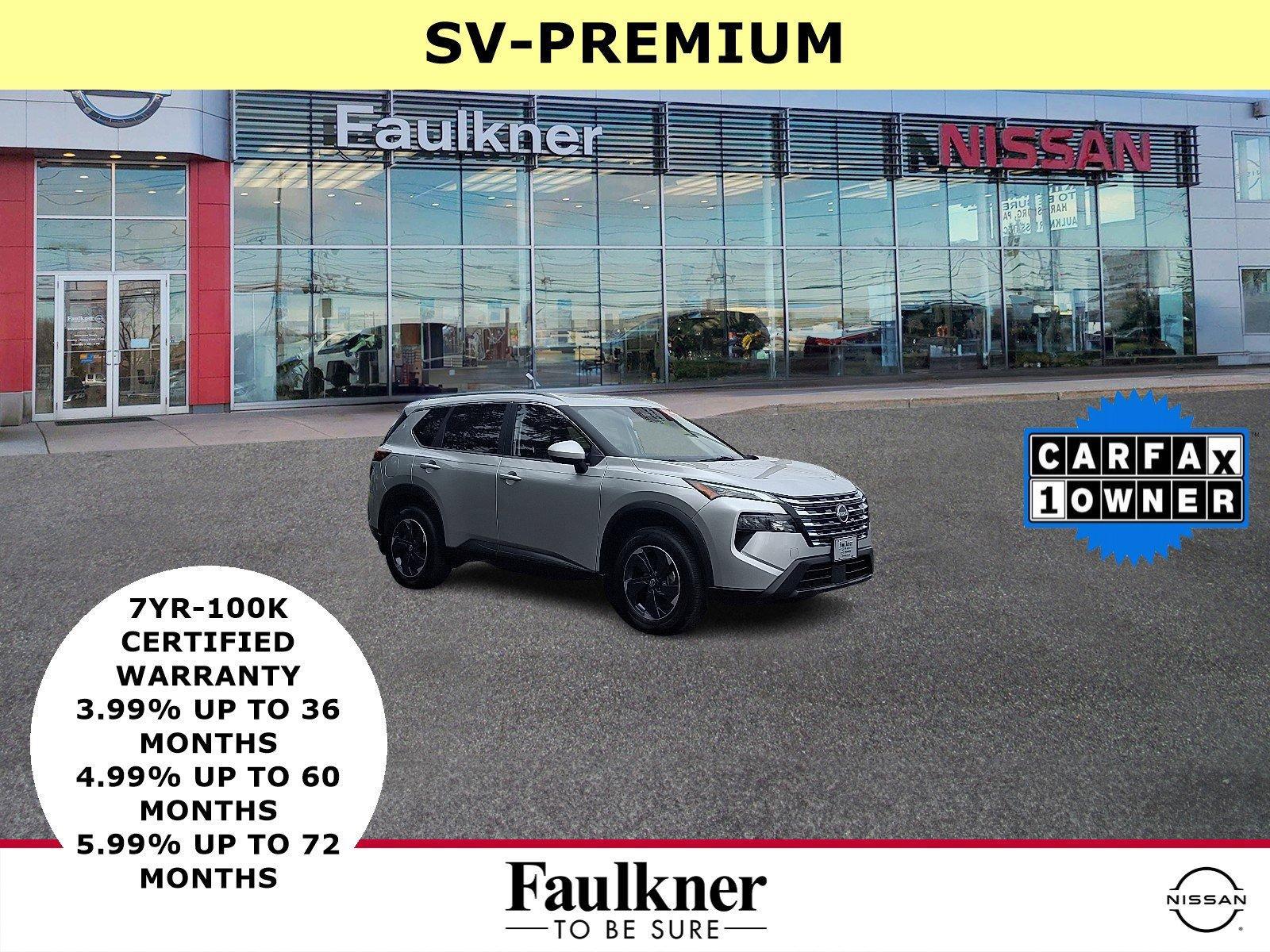 Certified 2024 Nissan Rogue SV with VIN JN8BT3BB2RW436928 for sale in Harrisburg, PA