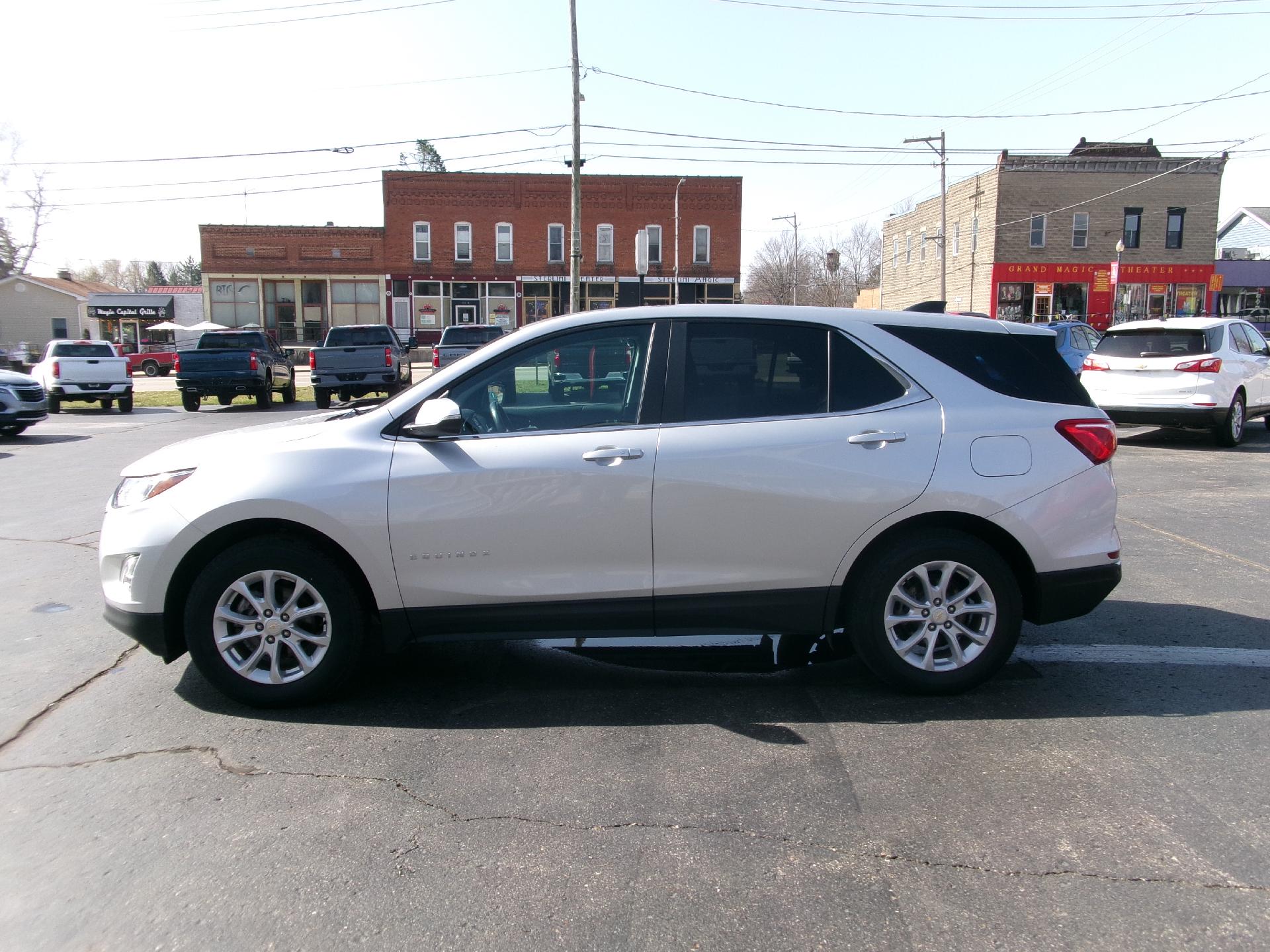 Certified 2021 Chevrolet Equinox LT with VIN 3GNAXUEV6MS109807 for sale in Colon, MI