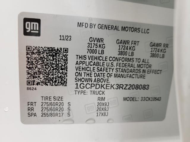 2024 Chevrolet Silverado 1500 Vehicle Photo in NEENAH, WI 54956-2243