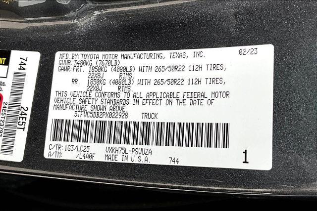 2023 Toyota Tundra 4WD Vehicle Photo in San Antonio, TX 78230