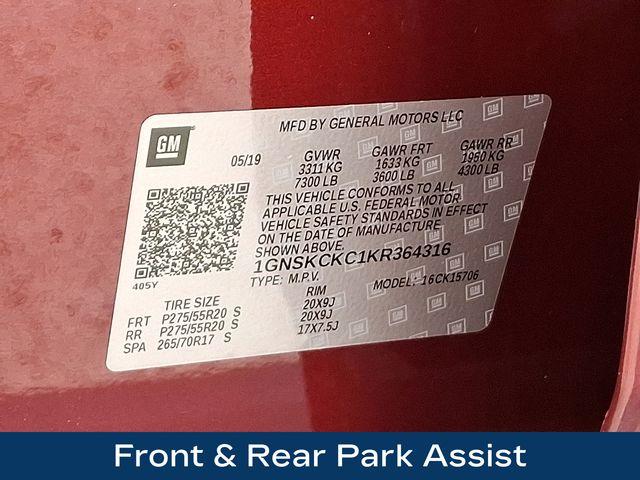 2019 Chevrolet Tahoe Vehicle Photo in PAWLING, NY 12564-3219