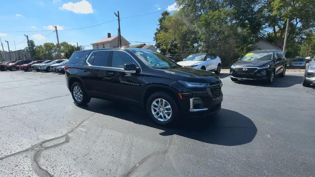 Used 2022 Chevrolet Traverse LS with VIN 1GNERFKW5NJ173392 for sale in Eaton, OH