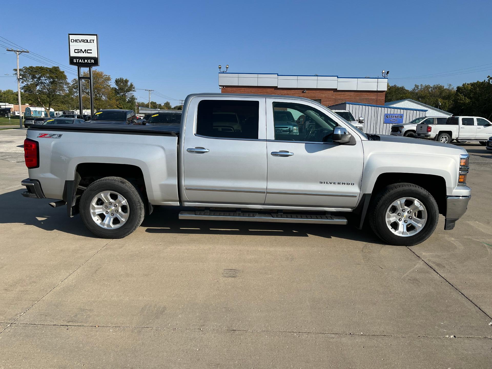 Used 2015 Chevrolet Silverado 1500 LTZ with VIN 3GCUKSEC4FG536660 for sale in Creston, IA