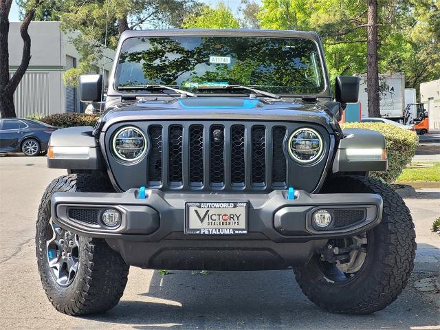 Used 2022 Jeep Wrangler Unlimited Rubicon 4XE with VIN 1C4JJXR64NW119675 for sale in Petaluma, CA