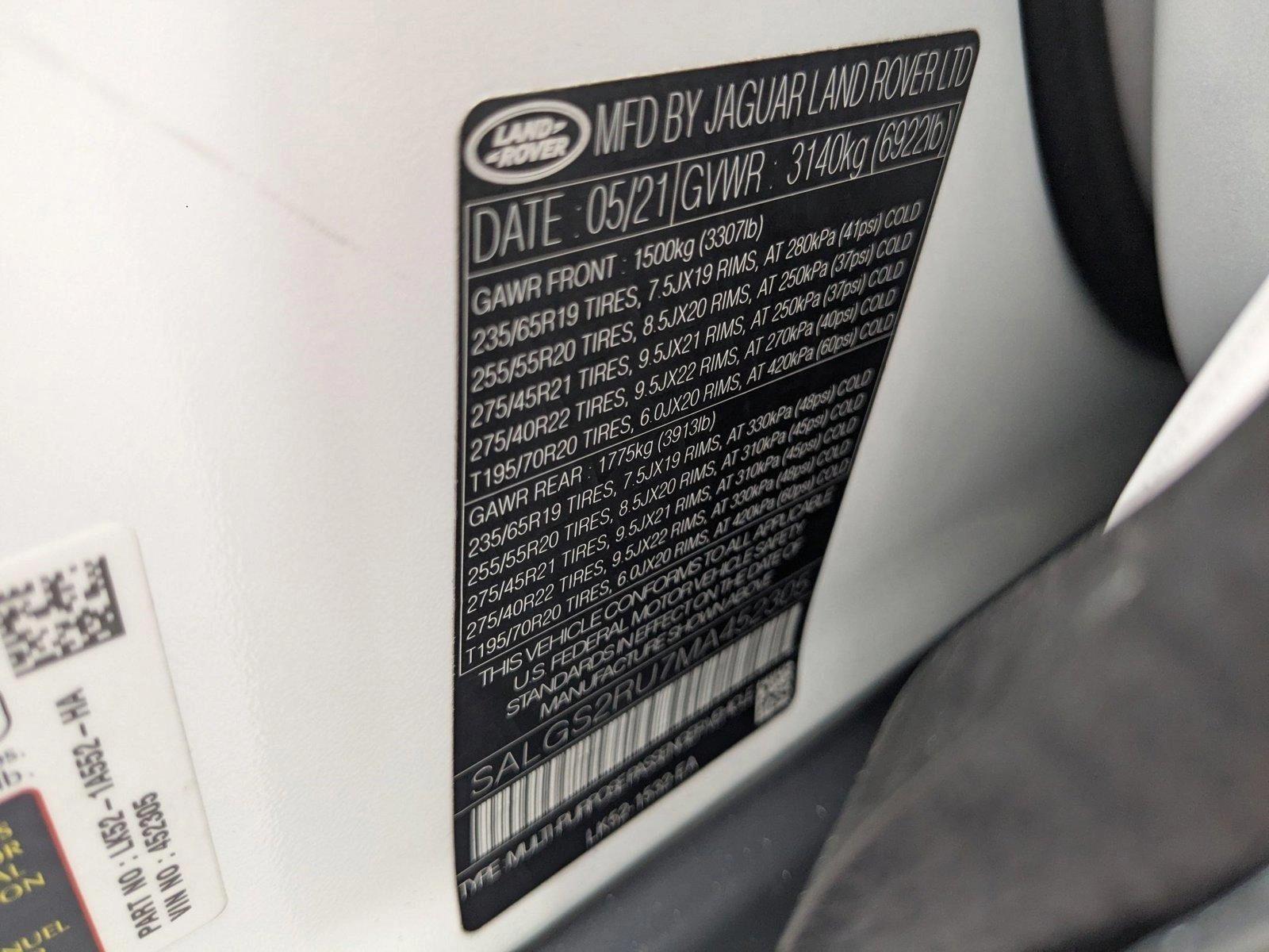2021 Land Rover Range Rover Vehicle Photo in Pompano Beach, FL 33064
