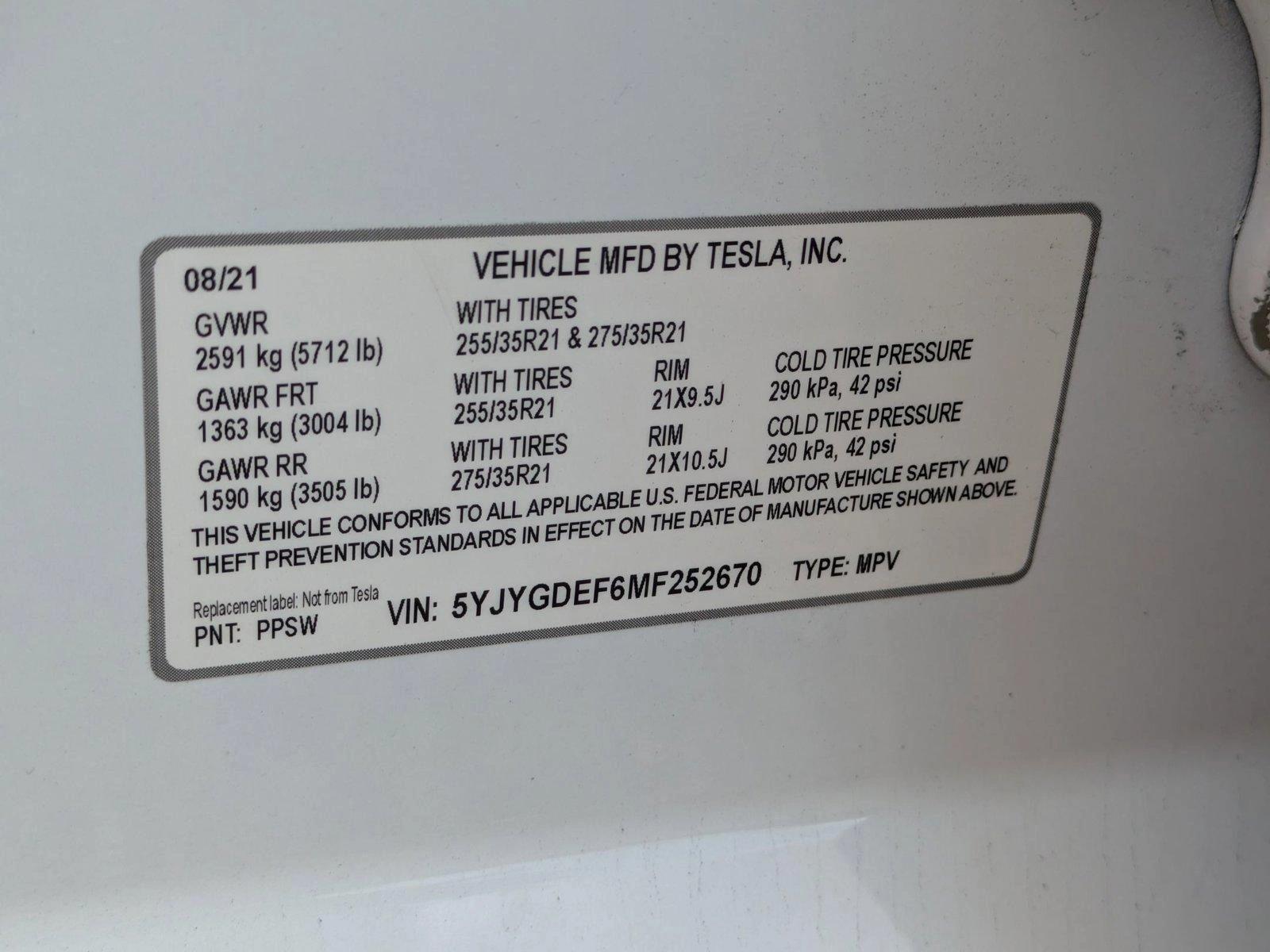 2021 Tesla Model Y Vehicle Photo in Sarasota, FL 34231