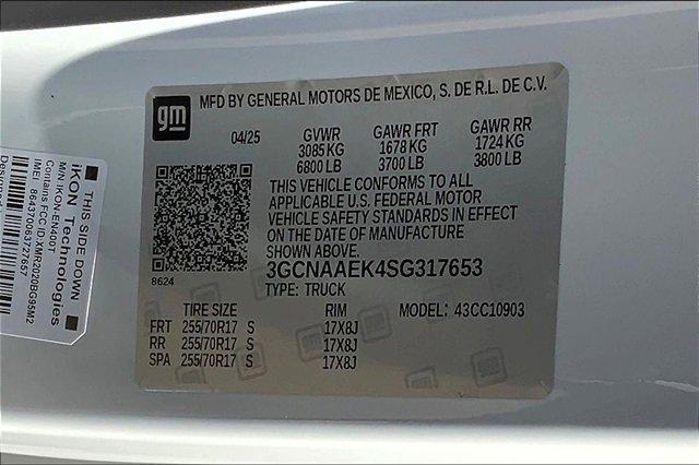 2025 Chevrolet Silverado 1500 Vehicle Photo in TOPEKA, KS 66609-0000