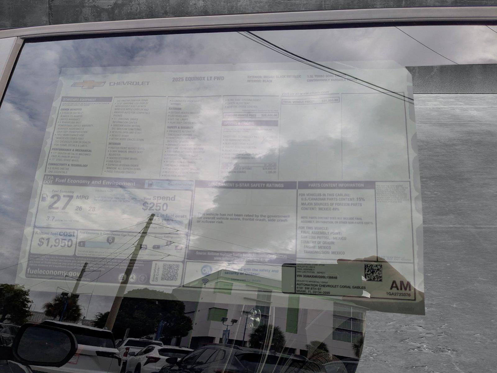 2025 Chevrolet Equinox Vehicle Photo in MIAMI, FL 33134-2699