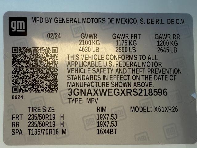2024 Chevrolet Equinox Vehicle Photo in Appleton, WI 54914