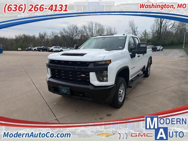 Summit White 2020 Chevrolet Silverado 2500HD Work Truck Double Cab 4WD Pickup Truck Four-Wheel Drive Automatic