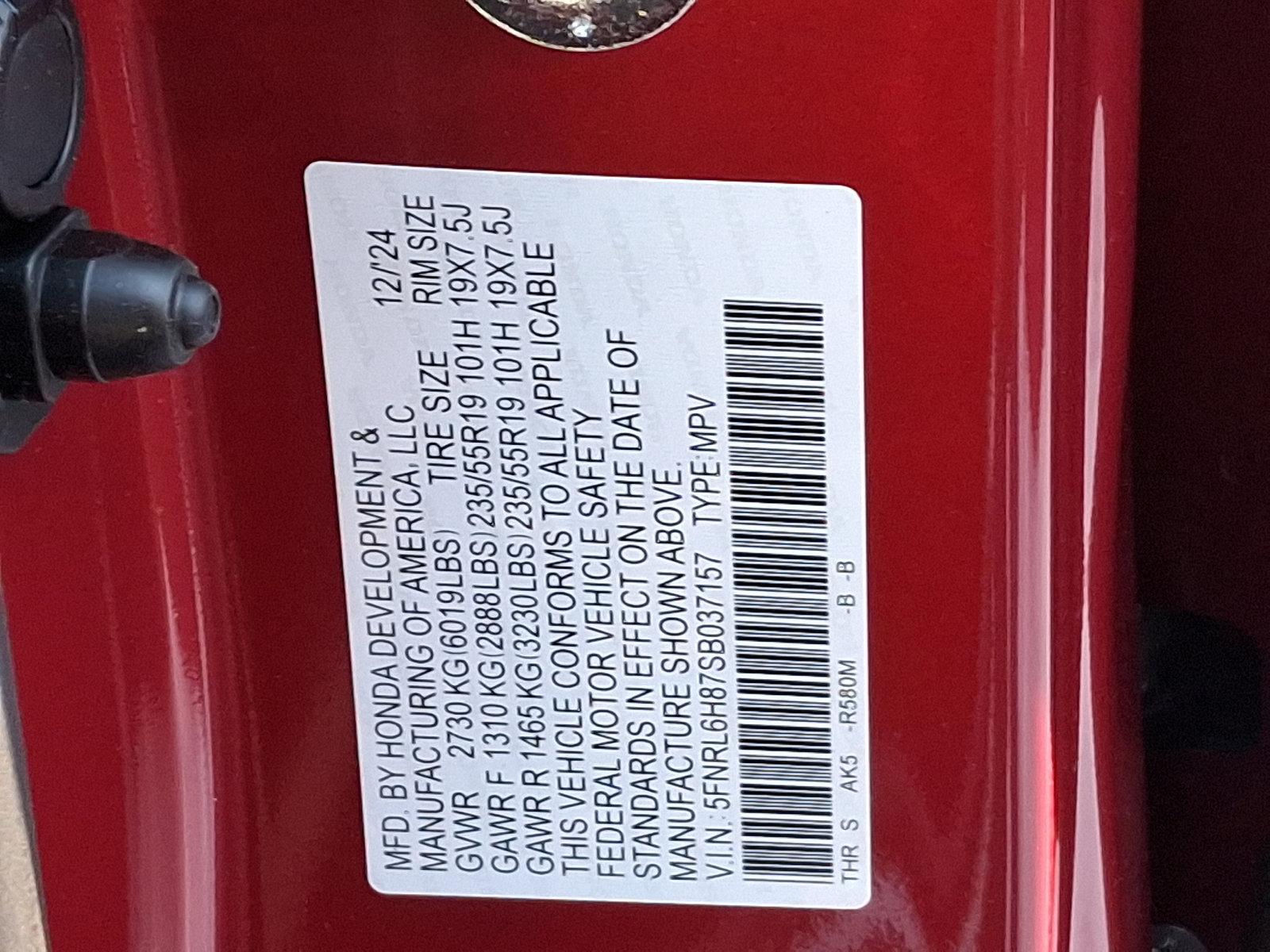 2025 Honda Odyssey Vehicle Photo in Harrisburg, PA 17111
