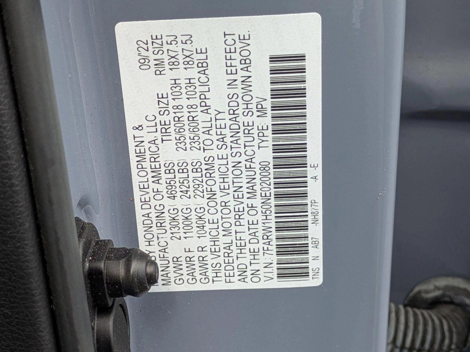 2022 Honda CR-V Vehicle Photo in Clearwater, FL 33764