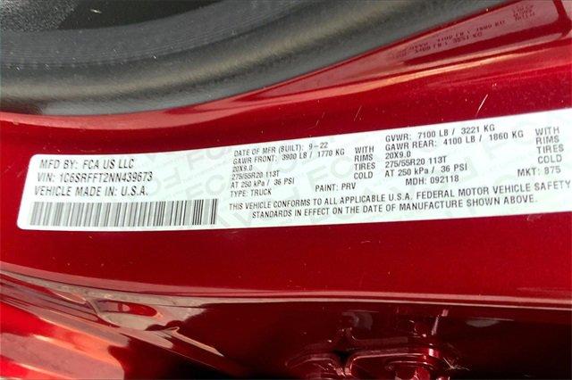 2022 Ram 1500 Vehicle Photo in TOPEKA, KS 66609-0000