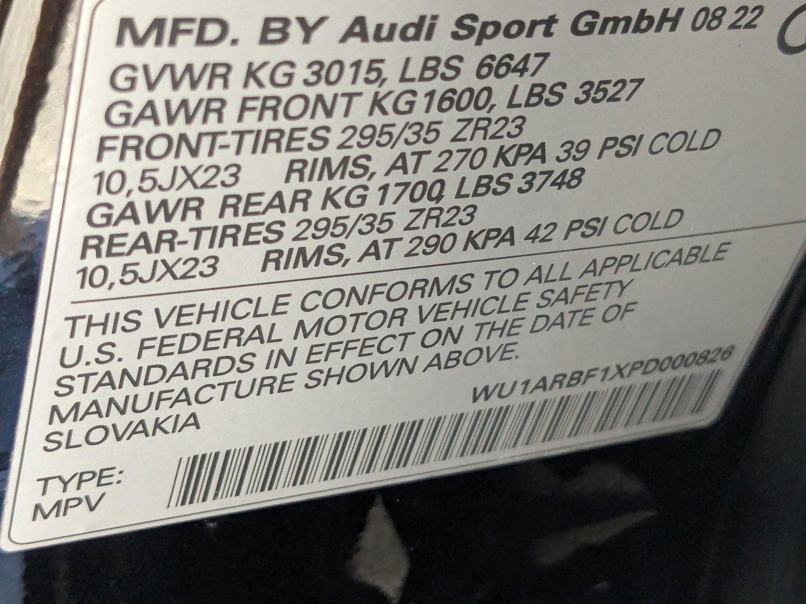 2023 Audi RS Q8 Vehicle Photo in Maitland, FL 32751