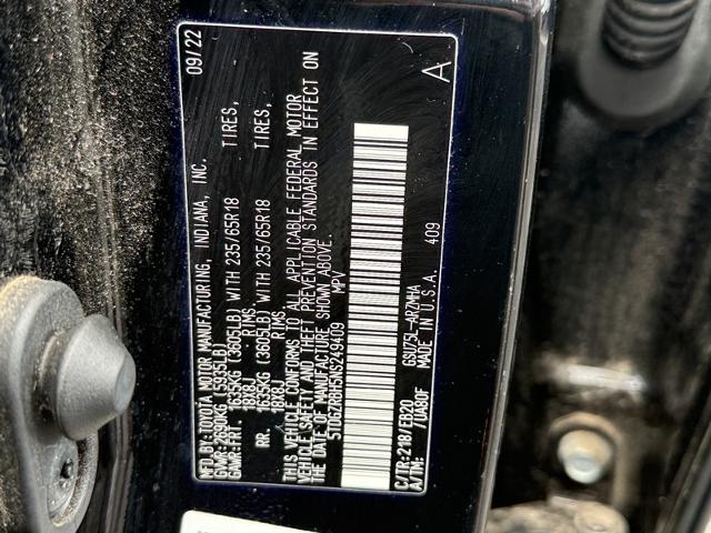 2022 Toyota Highlander Vehicle Photo in MIDDLETON, WI 53562-1492