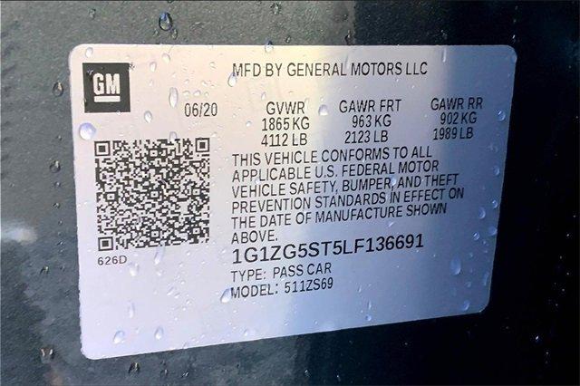2020 Chevrolet Malibu Vehicle Photo in TOPEKA, KS 66609-0000