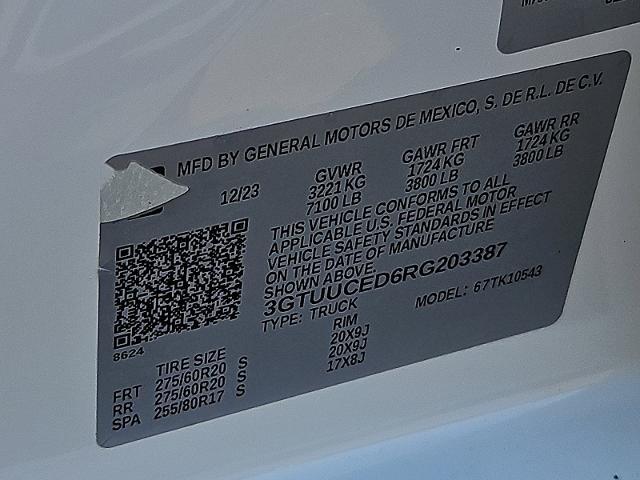 2024 GMC Sierra 1500 Vehicle Photo in TREVOSE, PA 19053-4984