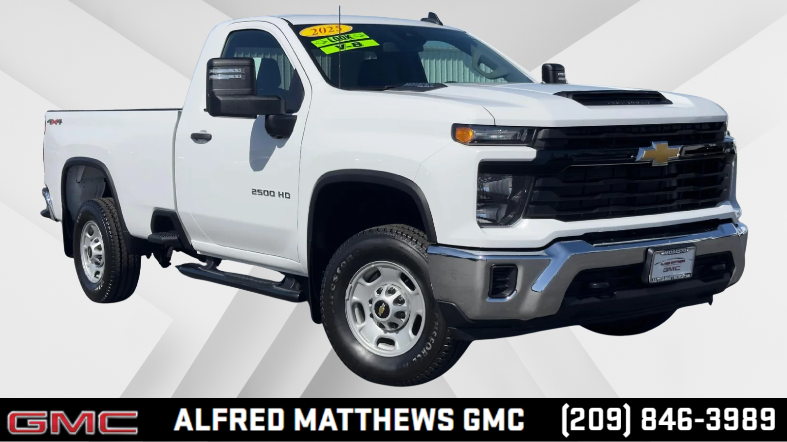 2025 Chevrolet Silverado 2500HD Work Truck Regular Cab LB 4WD