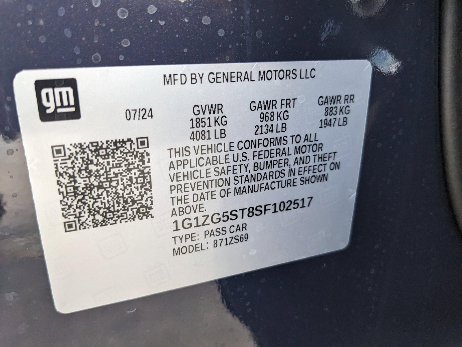 2025 Chevrolet Malibu Vehicle Photo in HOUSTON, TX 77034-5009