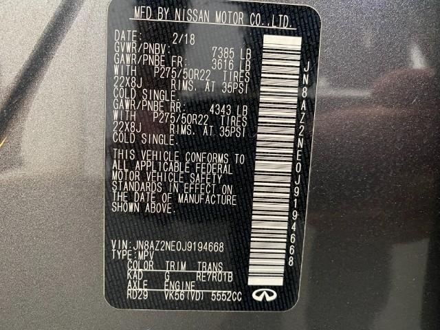 2018 INFINITI QX80 Vehicle Photo in Appleton, WI 54913