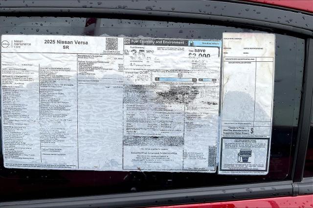 2025 Nissan Versa Vehicle Photo in Tulsa, OK 74129