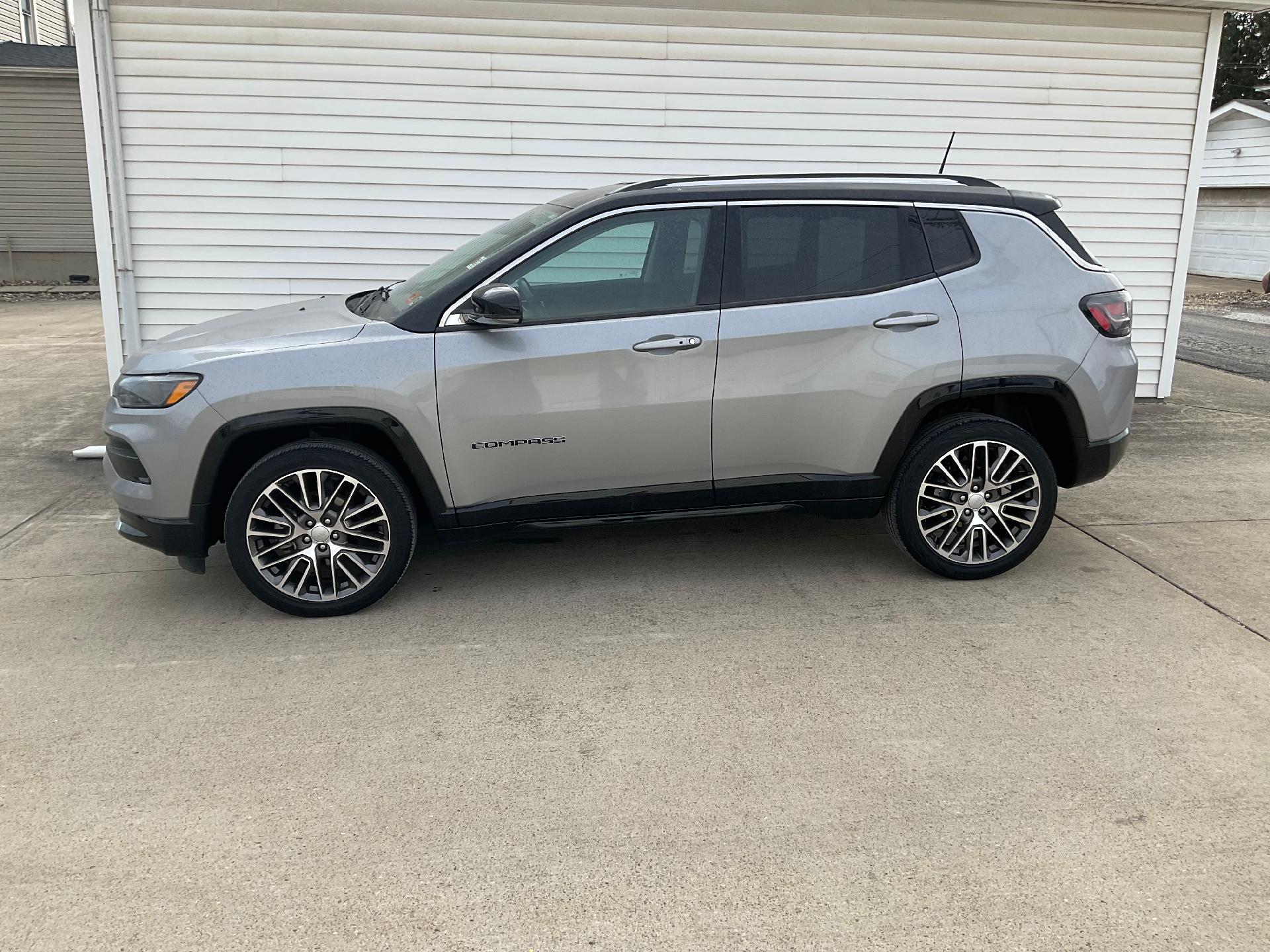 Used 2022 Jeep Compass Limited with VIN 3C4NJDCB0NT154791 for sale in Moundsville, WV