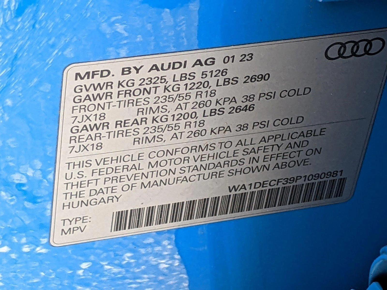 2023 Audi Q3 Vehicle Photo in Cockeysville, MD 21030