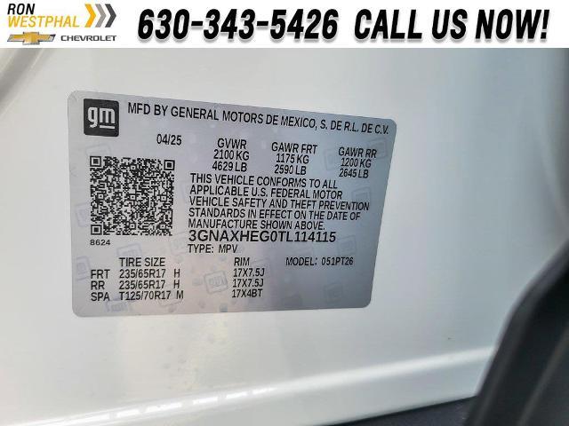 2026 Chevrolet Equinox Vehicle Photo in AURORA, IL 60503-9326
