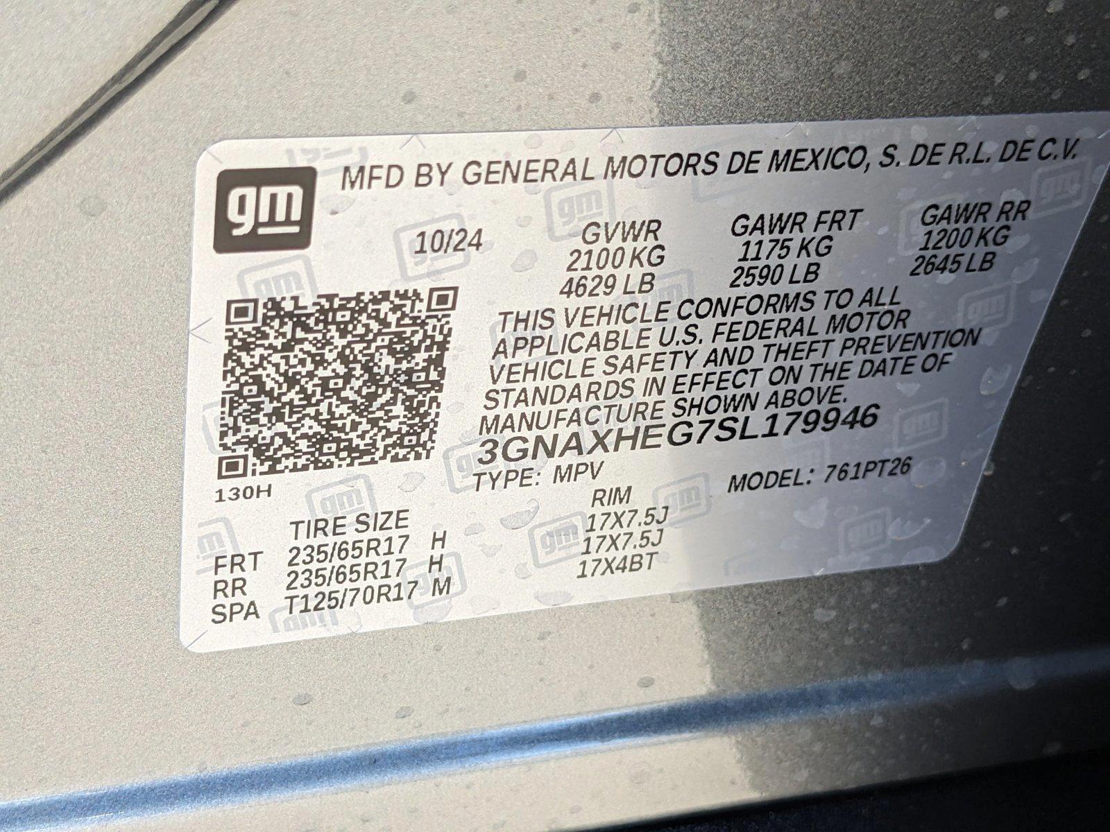 2025 Chevrolet Equinox Vehicle Photo in MIAMI, FL 33172-3015