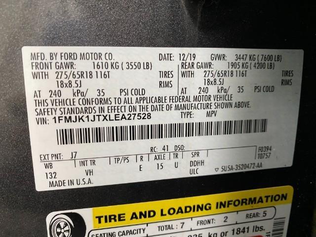 2020 Ford Expedition Max Vehicle Photo in Oshkosh, WI 54904