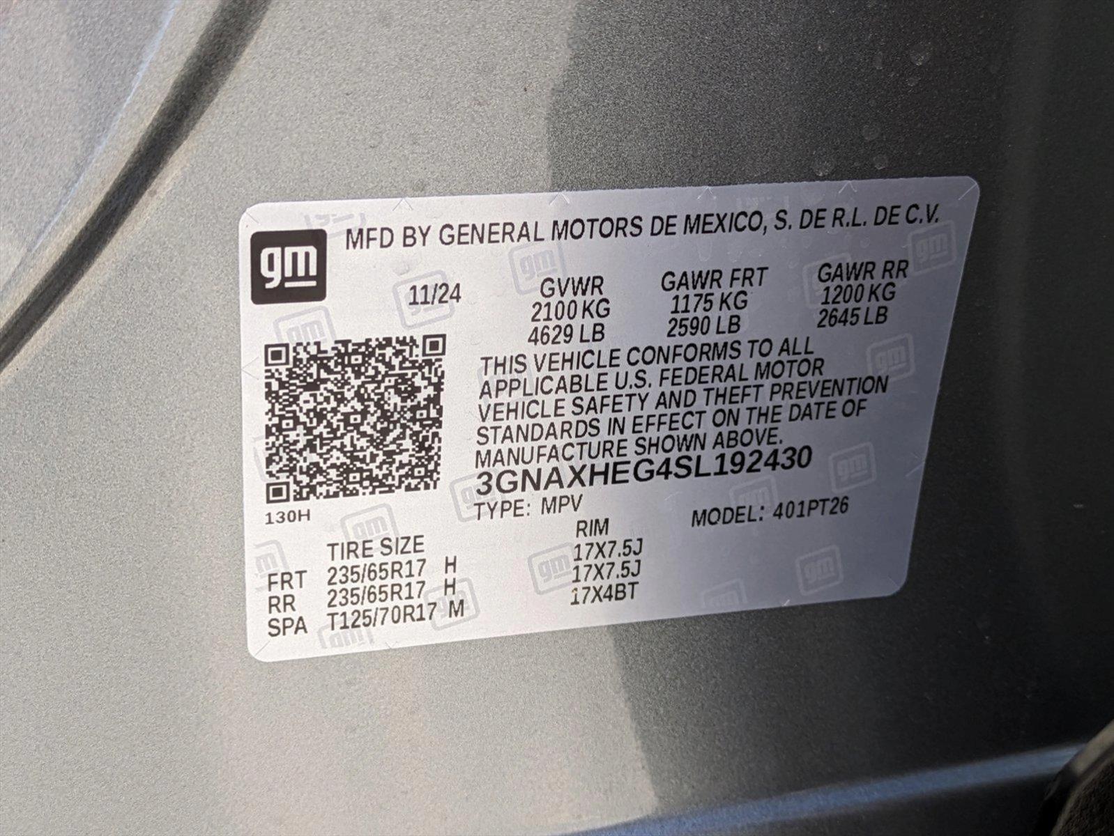 2025 Chevrolet Equinox Vehicle Photo in ORLANDO, FL 32812-3021