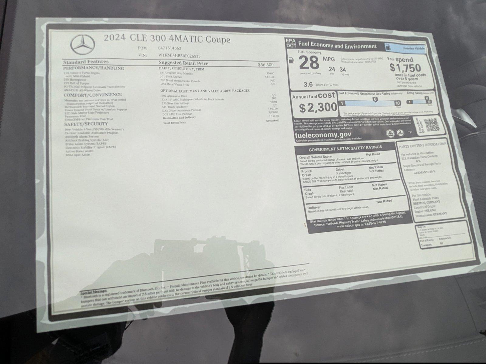 2024 Mercedes-Benz CLE Vehicle Photo in Miami, FL 33169