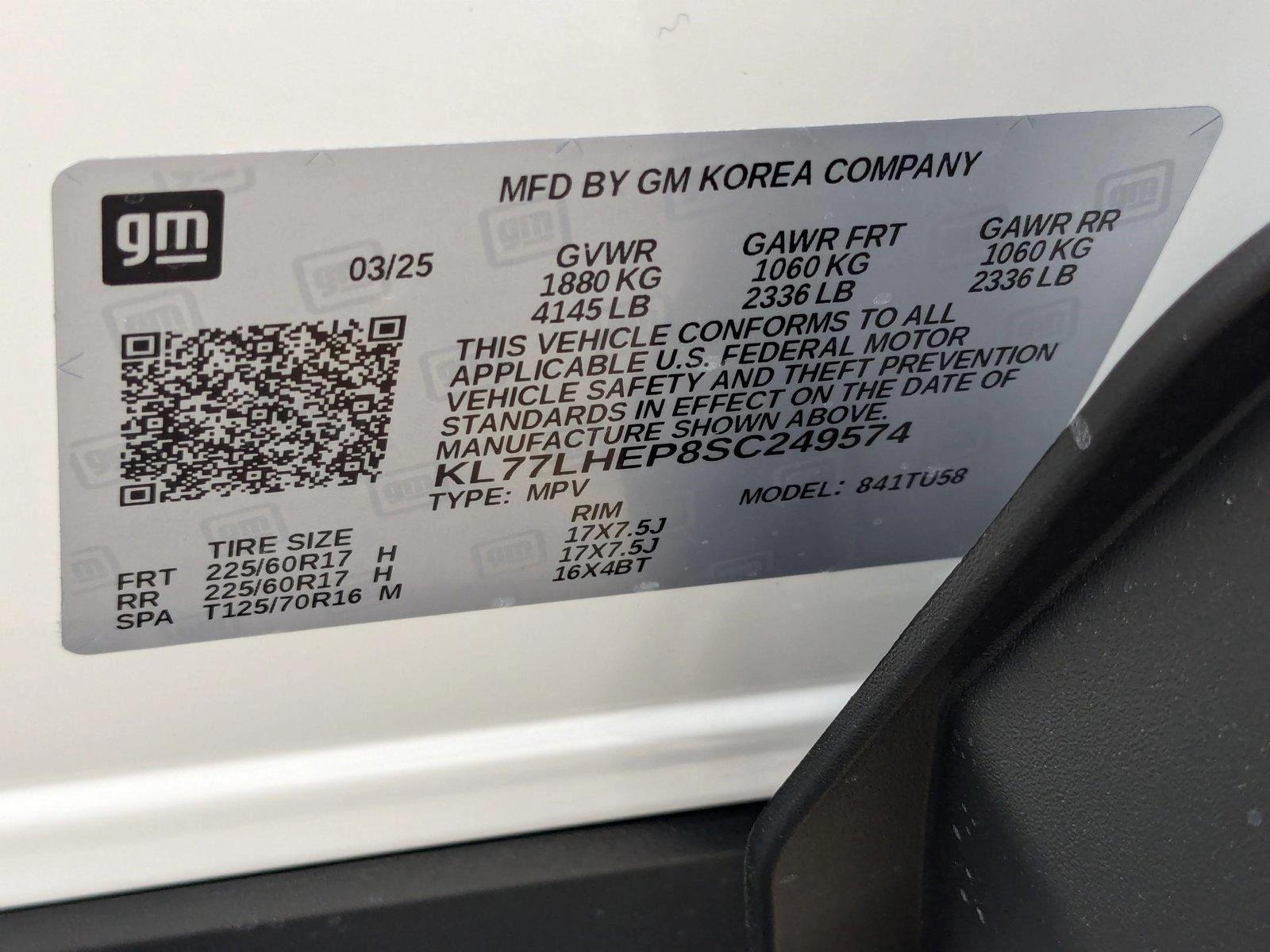2025 Chevrolet Trax Vehicle Photo in MIAMI, FL 33134-2699