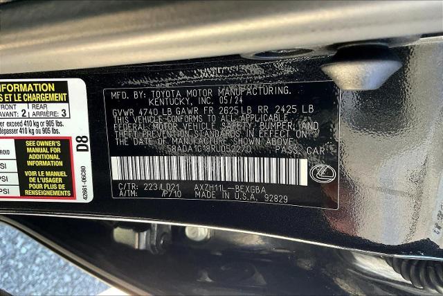 2024 Lexus ES 300h Vehicle Photo in Tulsa, OK 74145