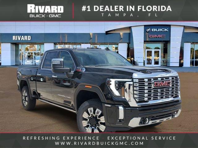 Onyx Black 2026 GMC Sierra 2500HD Denali Crew Cab 4WD Pickup Truck Four-Wheel Drive Automatic