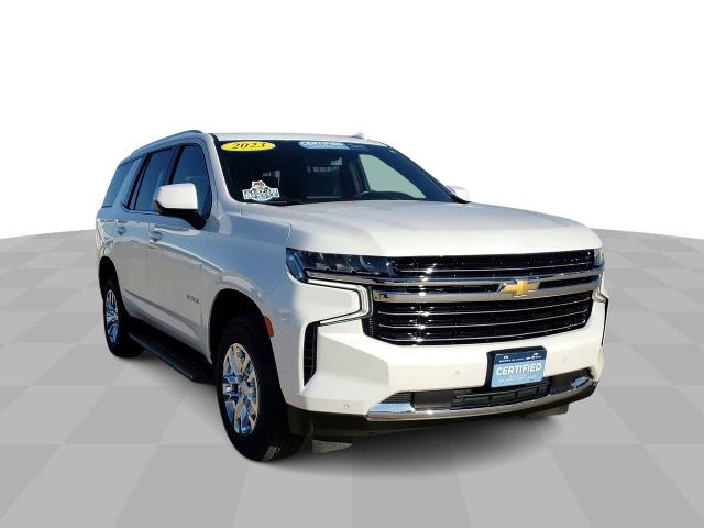 Certified 2023 Chevrolet Tahoe LT with VIN 1GNSKNKD5PR100737 for sale in Quincy, IL