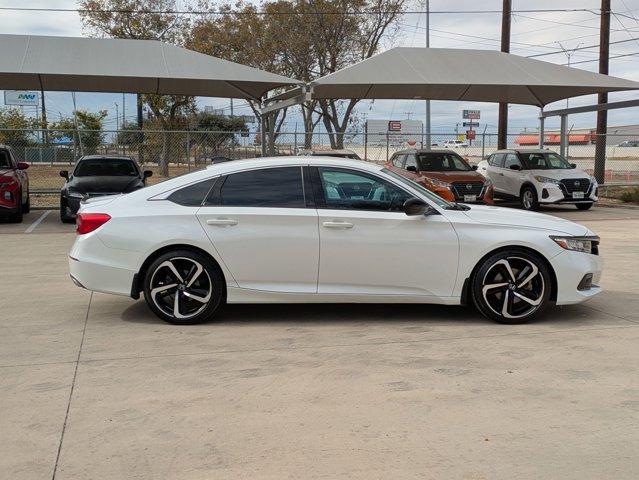 Used 2021 Honda Accord Sport with VIN 1HGCV1F37MA045105 for sale in Selma, TX