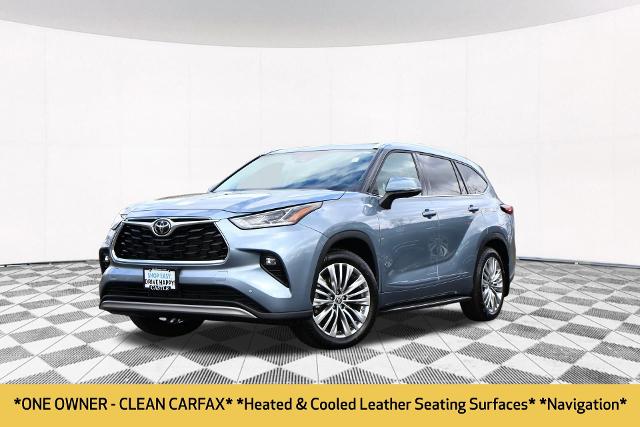 Used 2024 Toyota Highlander Platinum with VIN 5TDKDRBH0RS535490 for sale in Mc Henry, IL