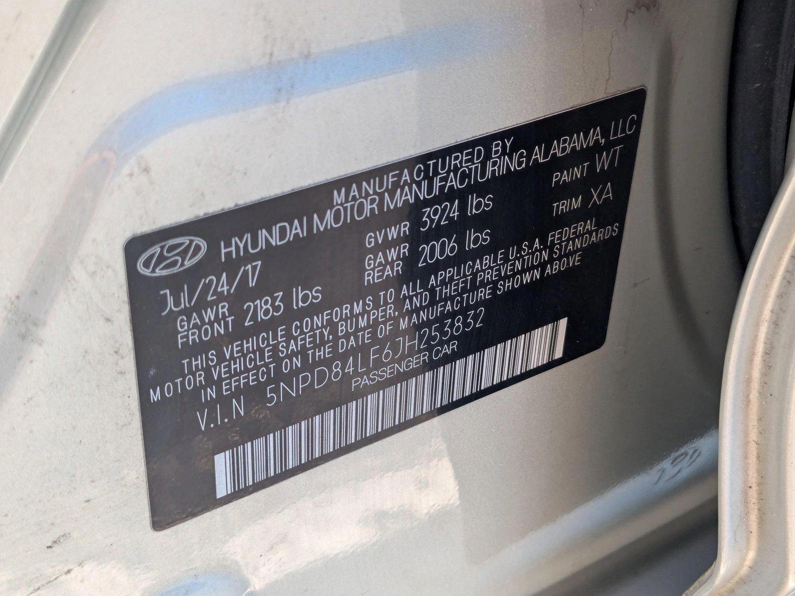 2018 Hyundai Elantra Vehicle Photo in CLEARWATER, FL 33764-7163