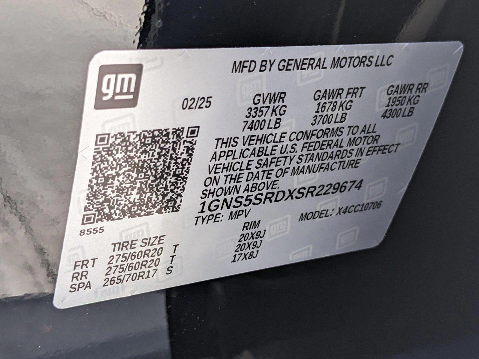 2025 Chevrolet Tahoe Vehicle Photo in MIAMI, FL 33172-3015