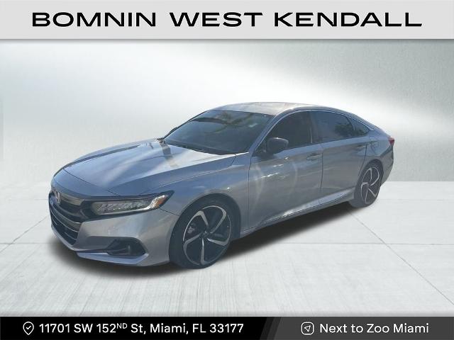 Used 2022 Honda Accord Sport with VIN 1HGCV1F35NA028546 for sale in Miami, FL