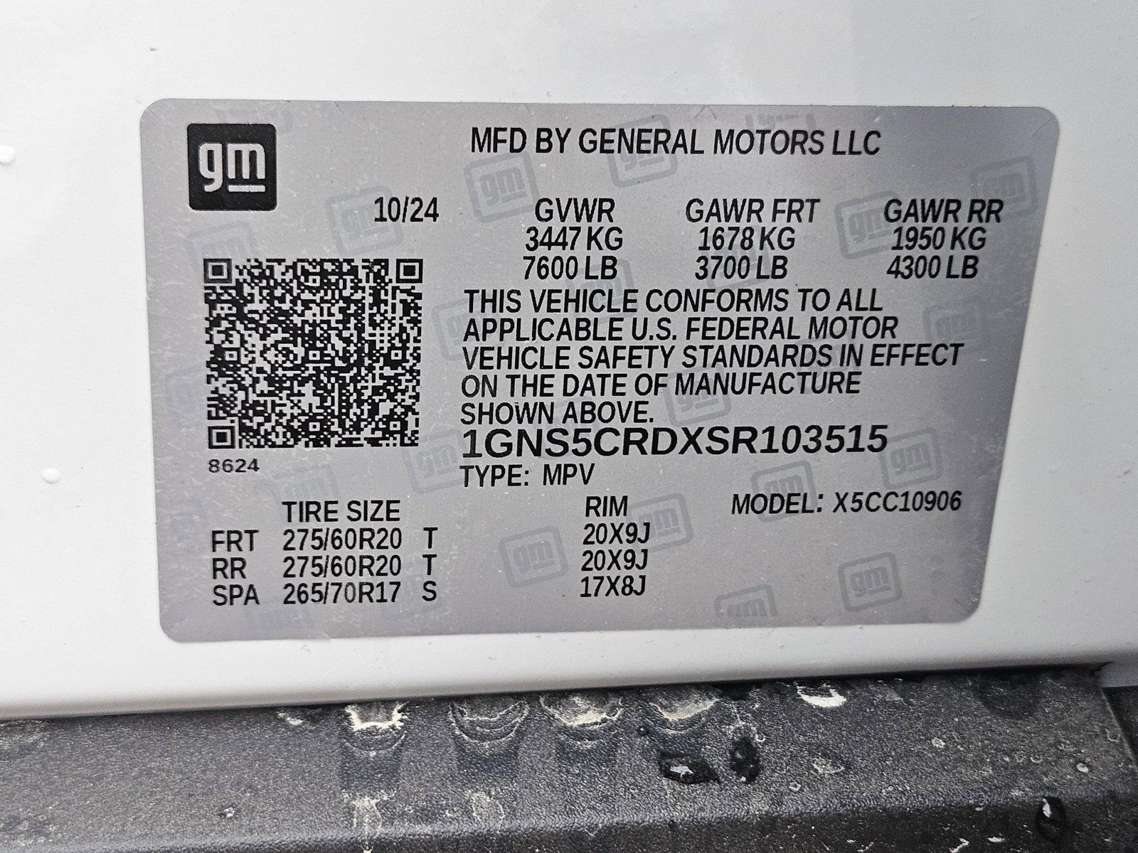 2025 Chevrolet Suburban Vehicle Photo in WACO, TX 76710-2592