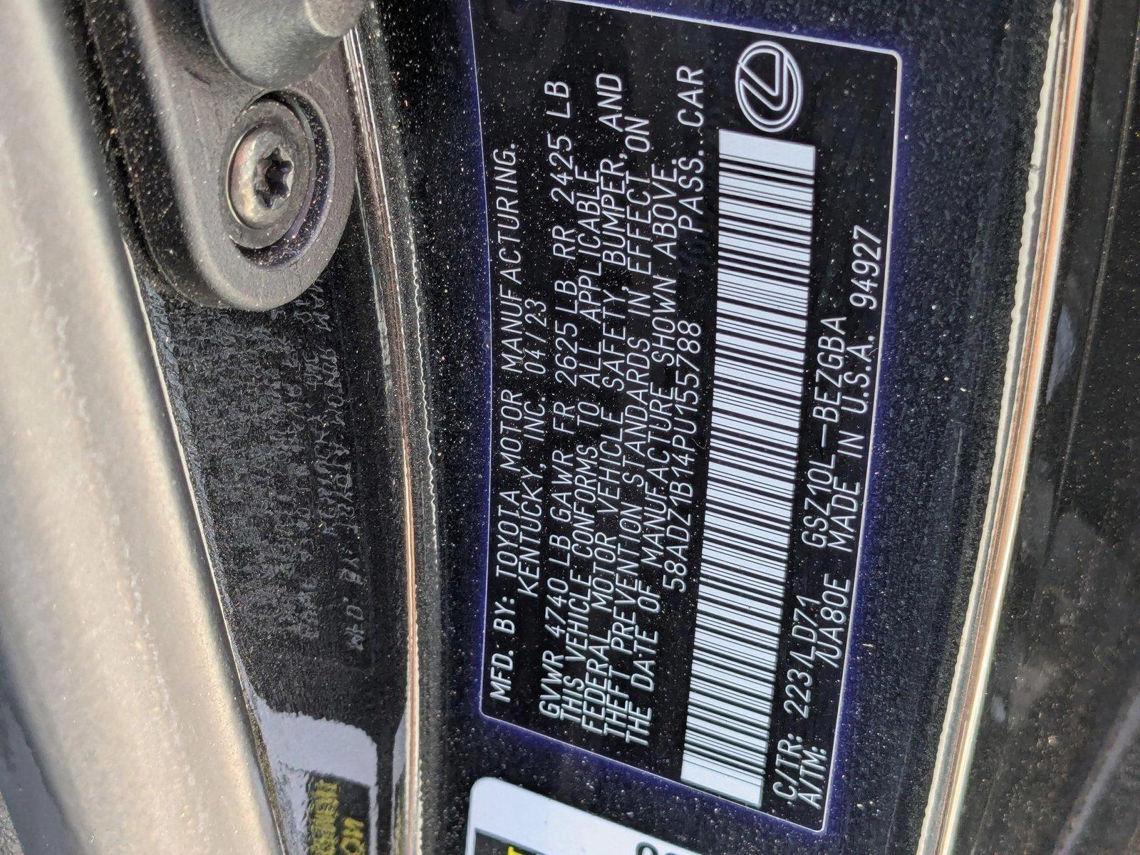 2023 Lexus ES 350 Vehicle Photo in Tampa, FL 33614