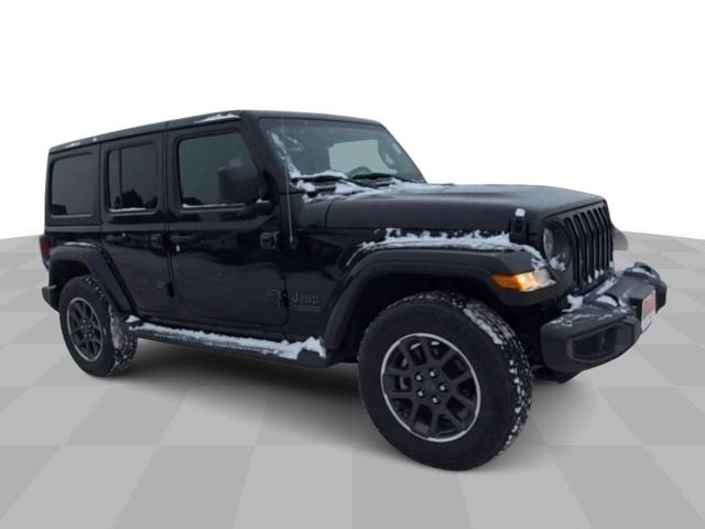 Used 2021 Jeep Wrangler Unlimited 80TH with VIN 1C4HJXDG3MW607299 for sale in Grand Rapids, Minnesota