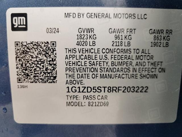 2024 Chevrolet Malibu Vehicle Photo in MADISON, WI 53713-3220