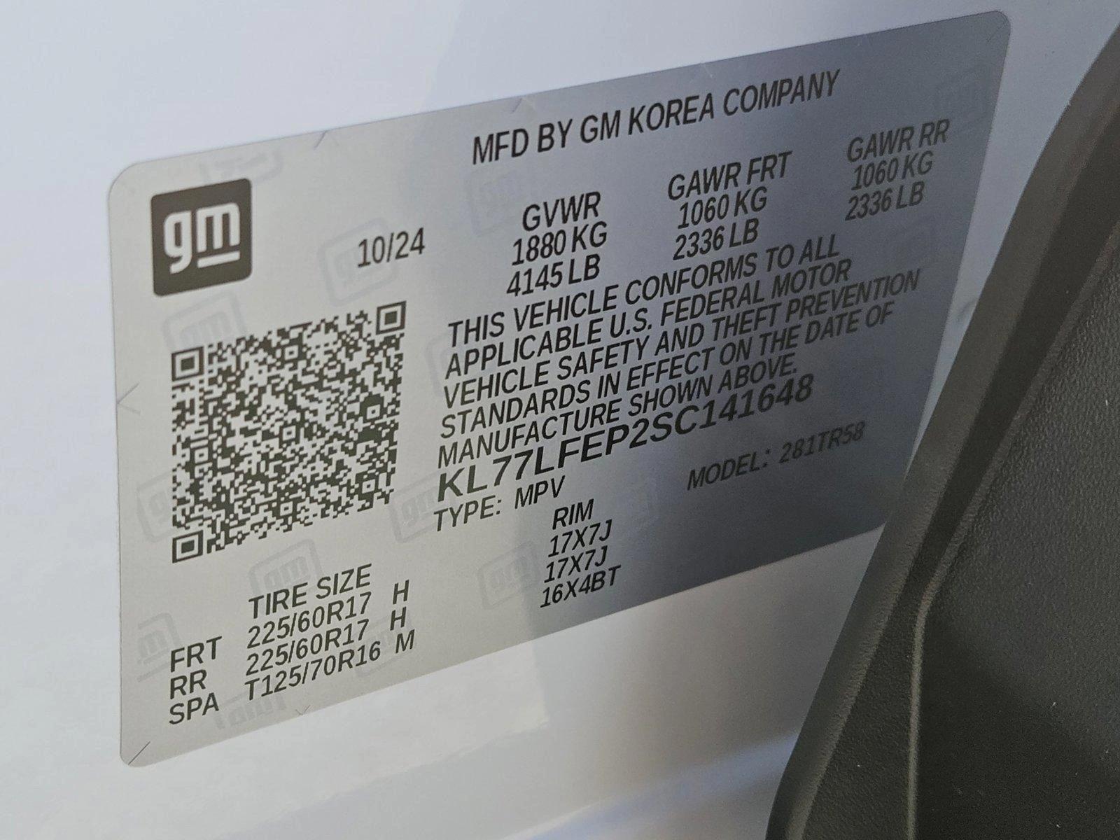 2025 Chevrolet Trax Vehicle Photo in CORPUS CHRISTI, TX 78416-1100