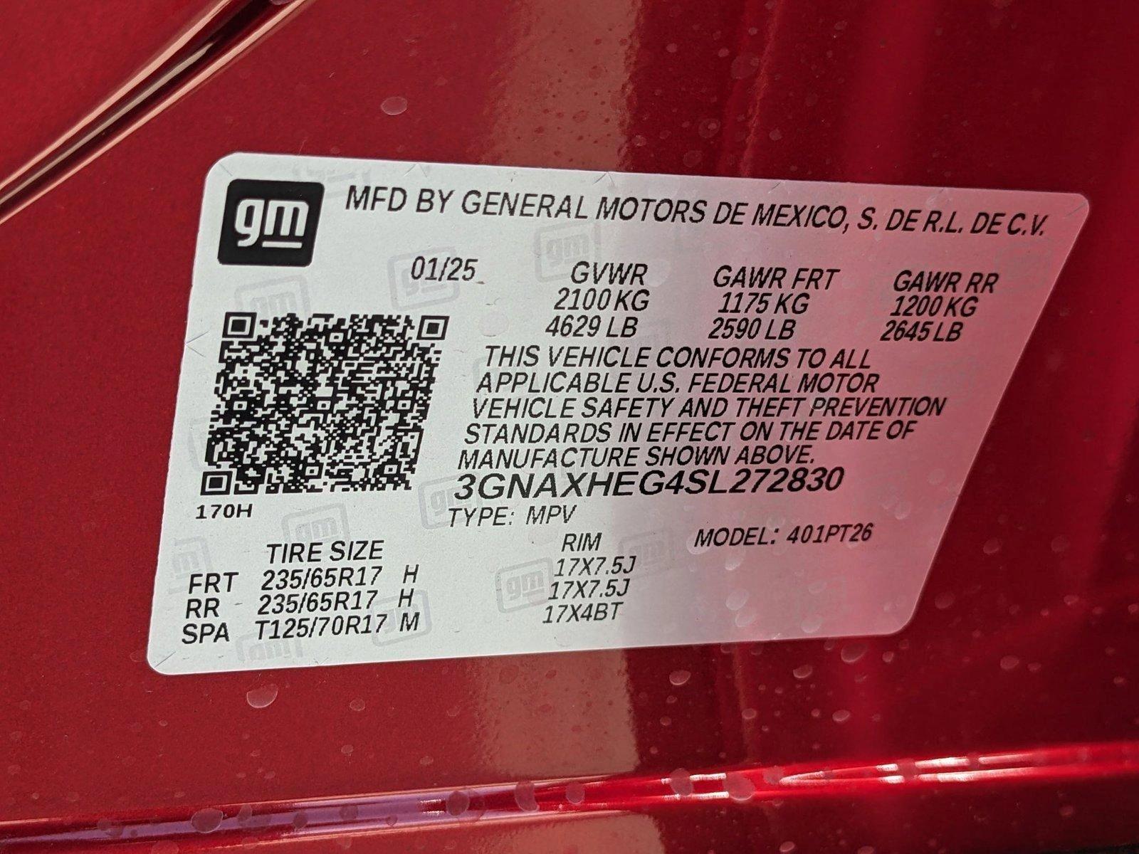 2025 Chevrolet Equinox Vehicle Photo in MIAMI, FL 33172-3015