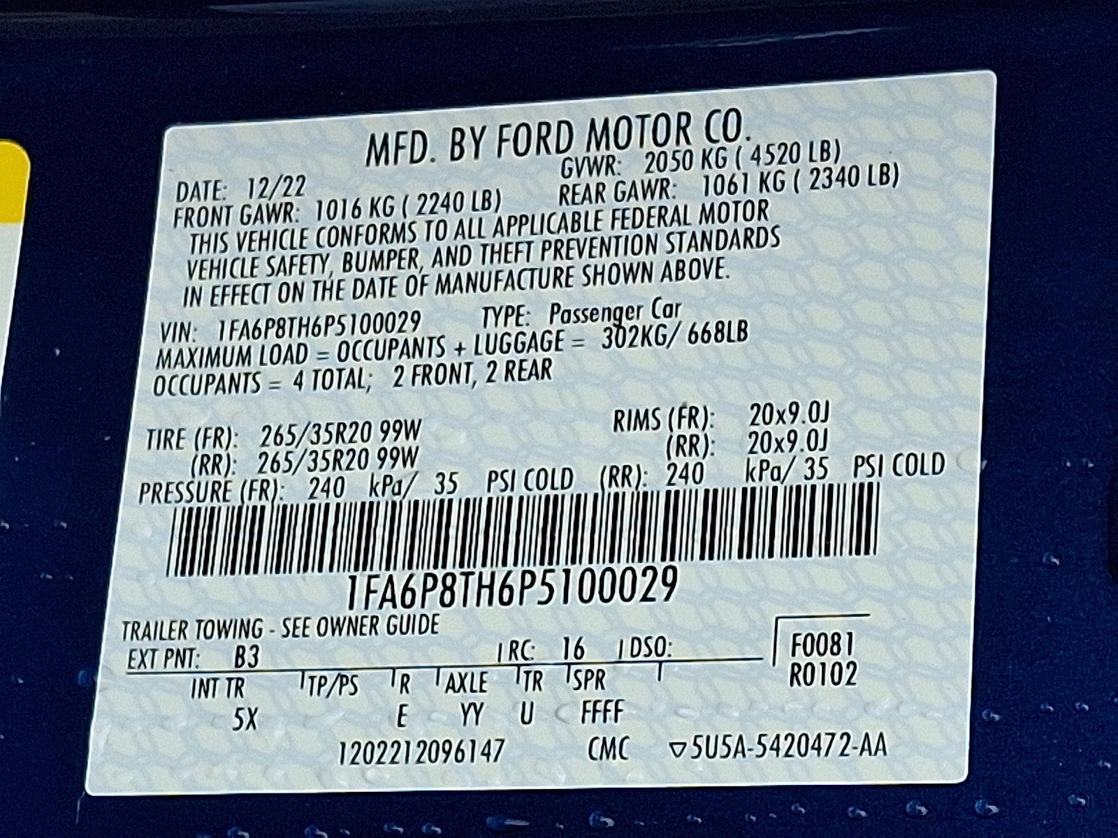 2023 Ford Mustang Vehicle Photo in Easton, PA 18045