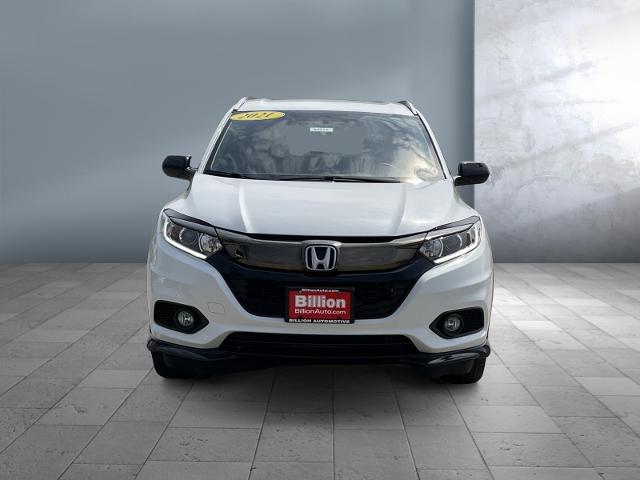 Used 2021 Honda HR-V Sport with VIN 3CZRU6H17MM726690 for sale in Iowa City, IA