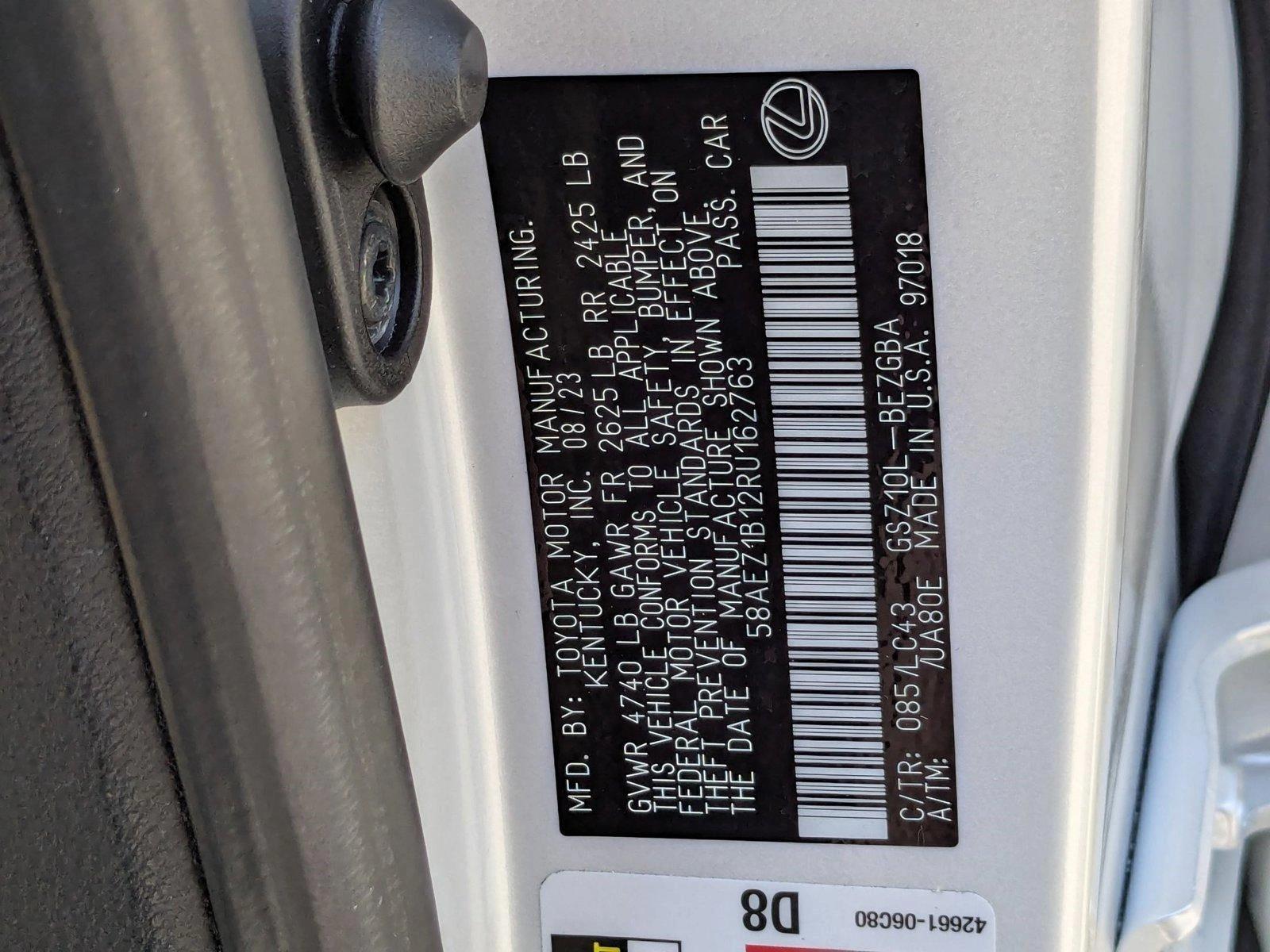 2024 Lexus ES 350 Vehicle Photo in West Palm Beach, FL 33417